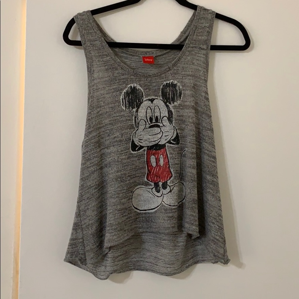 Gray Disney Mickey Mouse Tank Top